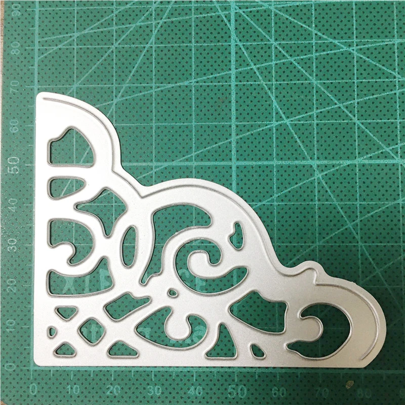 трафареты для декора Металлические штампы вырезания форма кружева Угловое