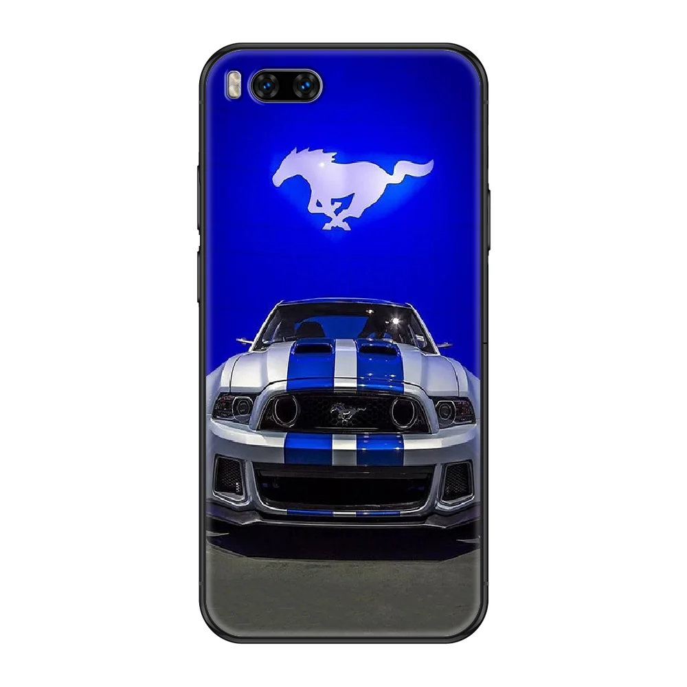 

Fords Car Mustang Phone case For Xiaomi Mi Max Note 3 A2 A3 8 9 9T 10 Lite Pro Ultra black painting funda art coque 3D bumper