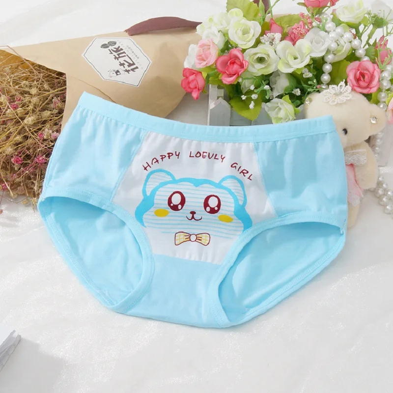 

4 Pcs/Lot Cotton Girls Panties Lovely Cartoon Kids Underwear High Quality Cotton Children Underwear Breathable Panty Briefs Girl