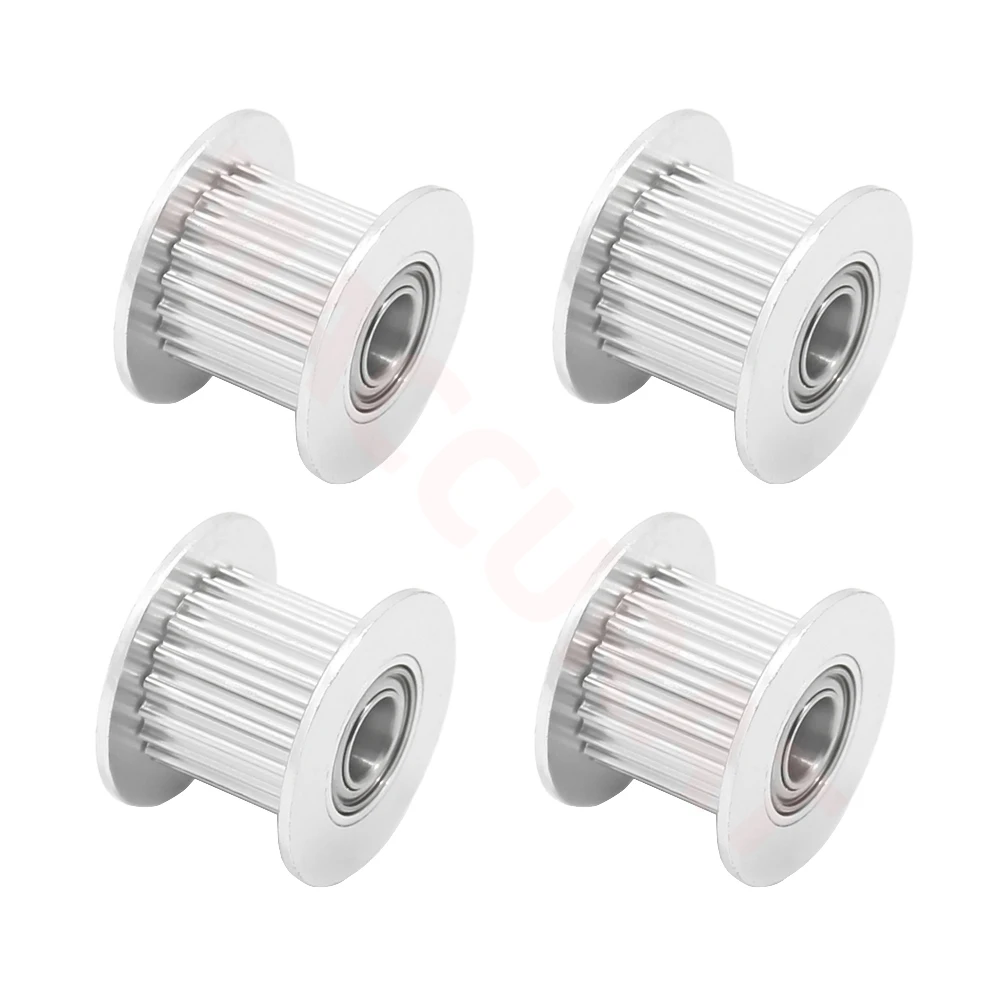 Шкив зубчатого колеса GT2 16/20 зубьев 3/5 мм алюминиевая шестерня ширина 6/10 для