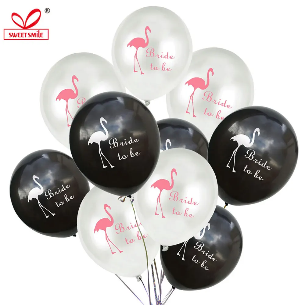 12 дюймов Фламинго воздушных шаров из латекса буквы &quotBride To Be&quot клипсы для курица
