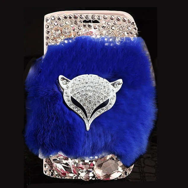 

Luxury Fox Magnetic Stand Flip Diamond Leather Case for iPhone 12 Mini Pro Max 11 X XR XS 6 6s 7 8 Plus SE 2020 with Card Holder