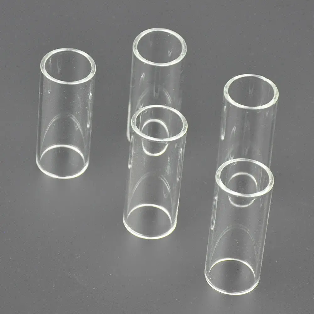 12 шт. прозрачная стеклянная трубка для гитары узкое место 60 мм|Детали и