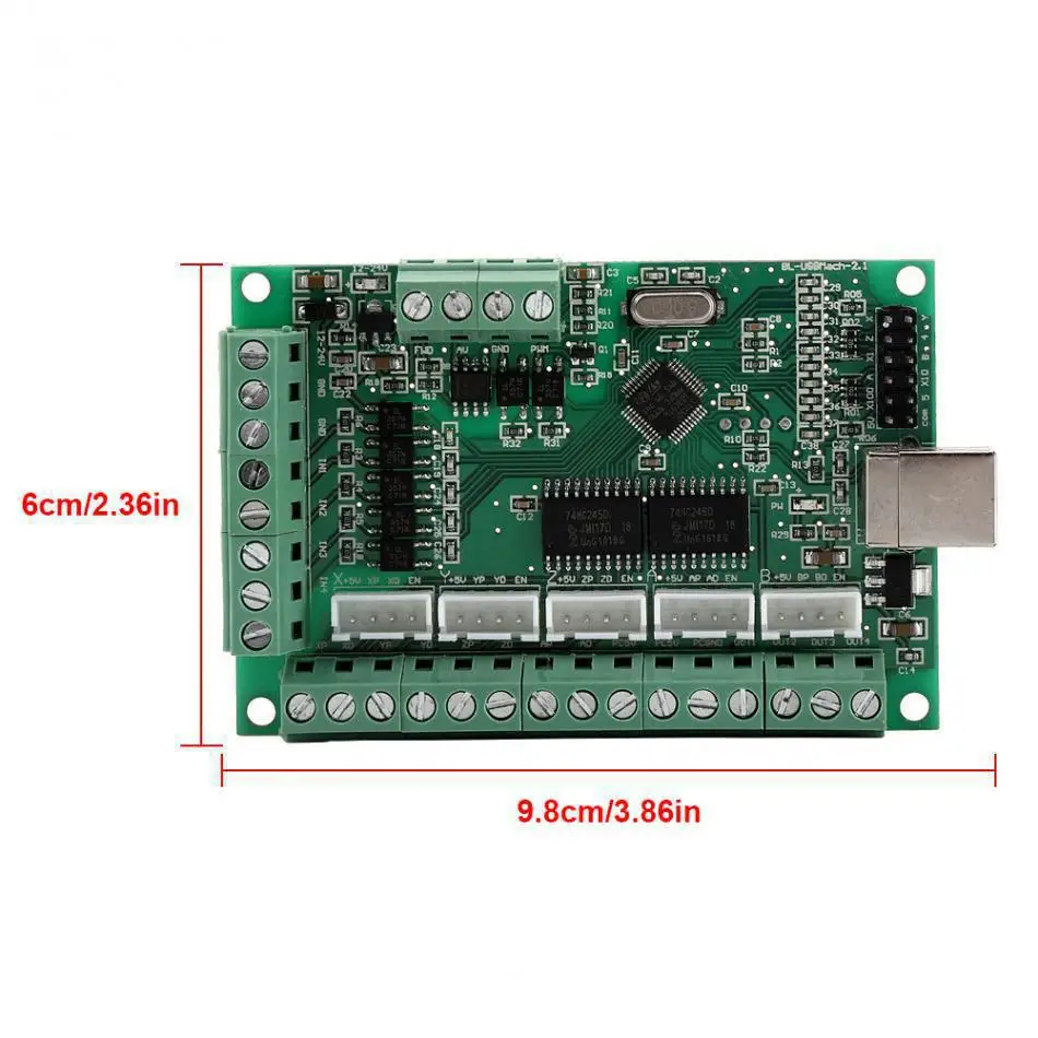 Плата интерфейса MACH3 USB плата управления движением интерфейсная для