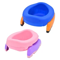 foldable travel portable kids children potty training plastic seat toilet chair h9ef