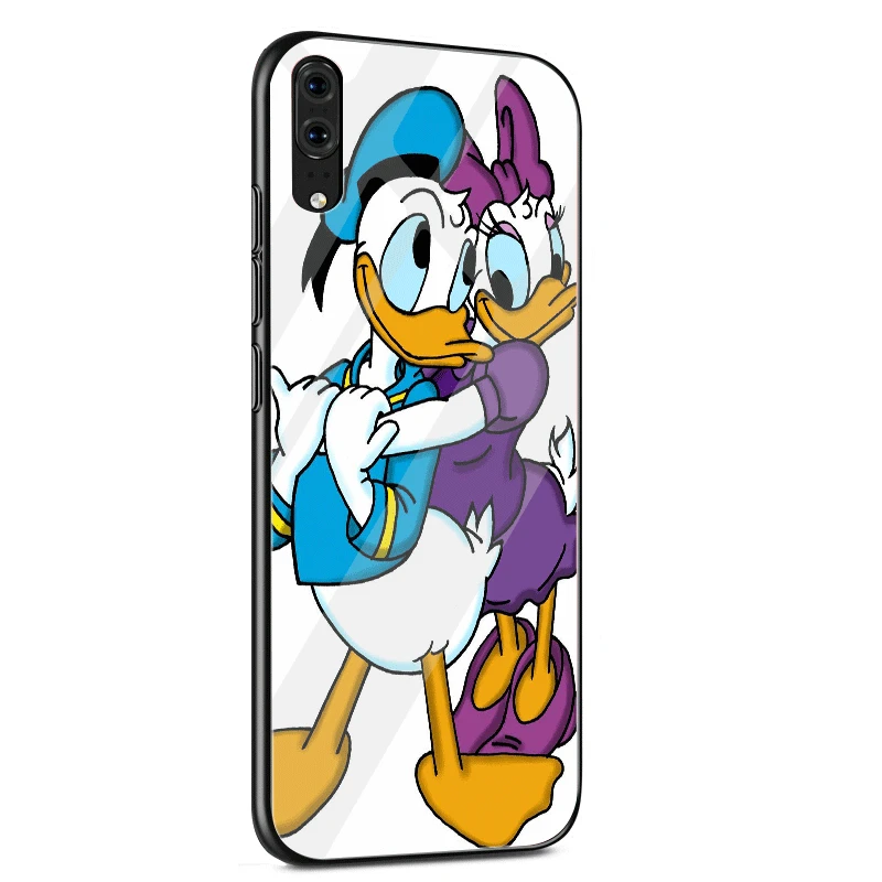 ТПУ стеклянный чехол для телефона huawei mate Honor 8X9 10 7A 20 P30 P20 P10 Lite Pro P Smart Cover Дональд