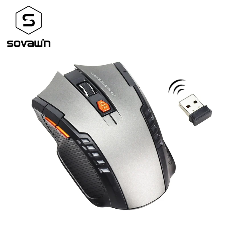 

Мышь Беспроводная игровая, 2,4 ГГц, 1600dpi, USB