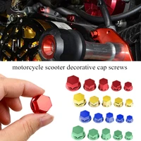 30pcsset 5 sizes universal auto accessories lid modified decoration motorcycle decorative cap screws outdoor accessories
