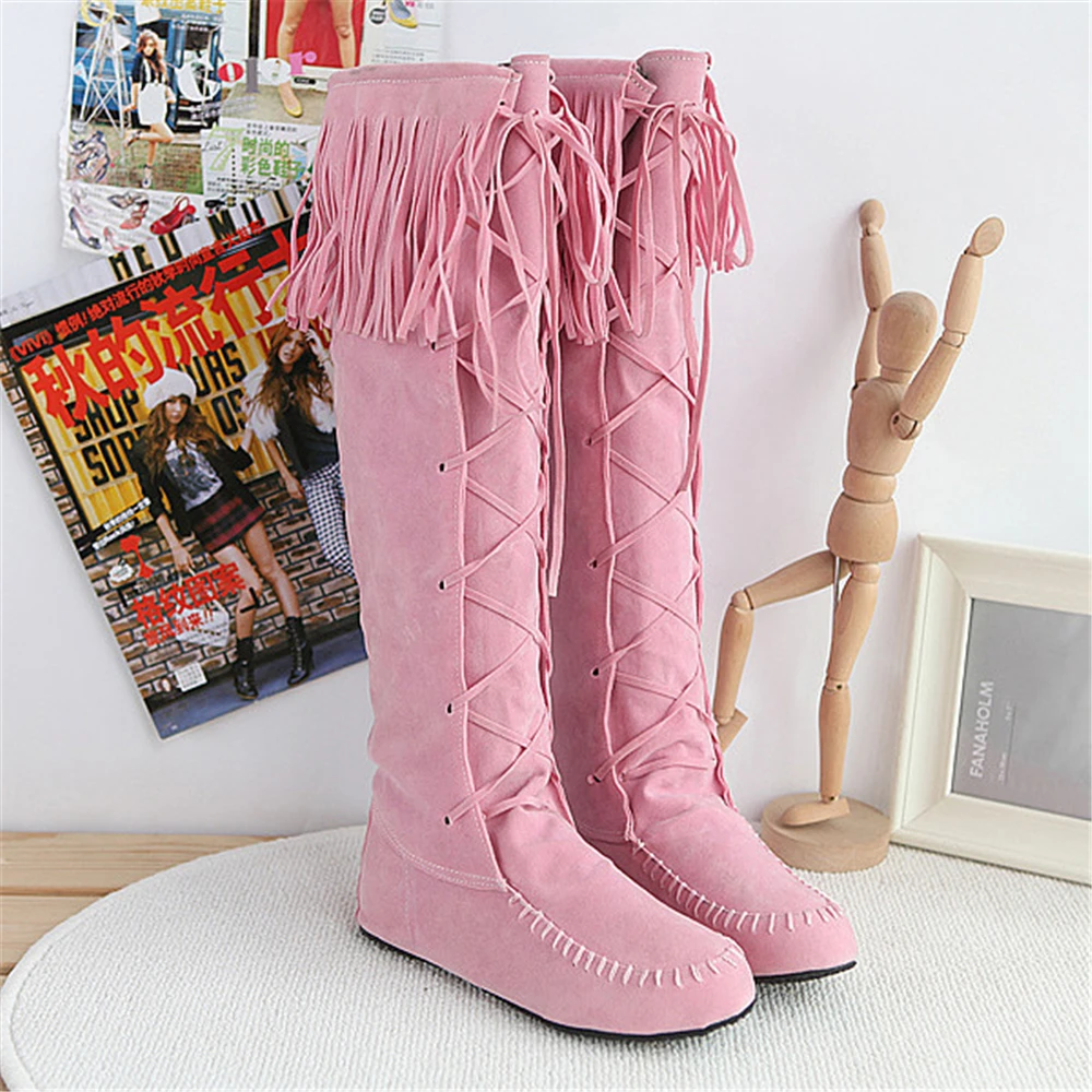 По щиколотку Botas Altas Mujer сапоги до колена Zapatos Planos женские ботинки пластина Bottes Femmes