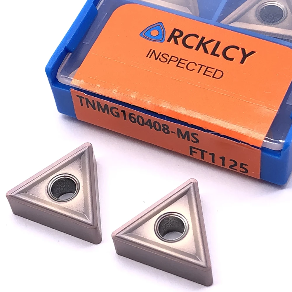 10 шт. RCKLCY лезвие из вольфрамовой стали TNMG160408 MS FT1125 токарный станок с ЧПУ режущее