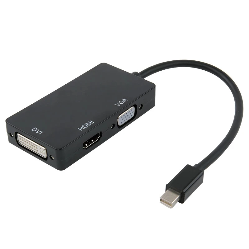 

Преобразующий кабель Mini DP Displayport в VGA + HD + DVI