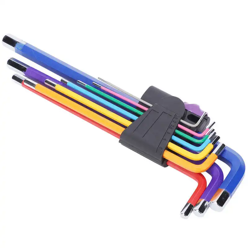 Набор инструментов для ремонта набор красочный шестигранных ключей с плоской