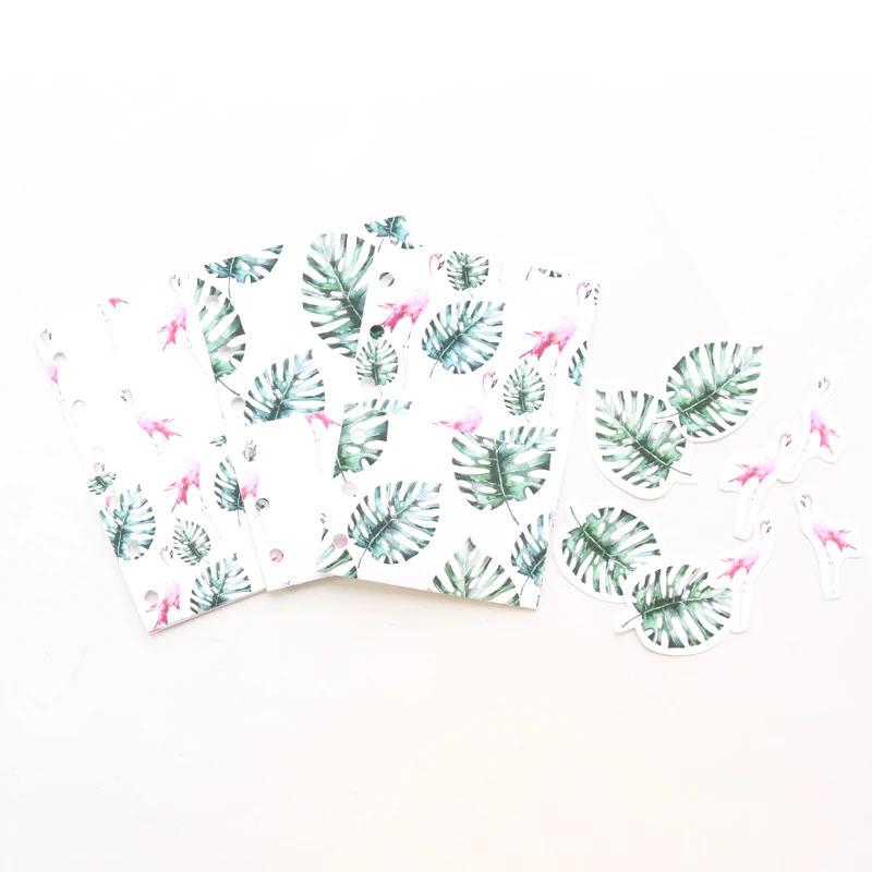 Оригинальный бумажный мешочек Domikee с рисунком фламинго ручной работы для офиса