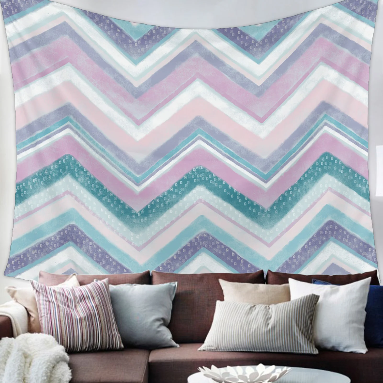 

Настенный розовый гобелен в скандинавском стиле, декоративный настенный коврик для гостиной, йоги, домашний декор, искусство