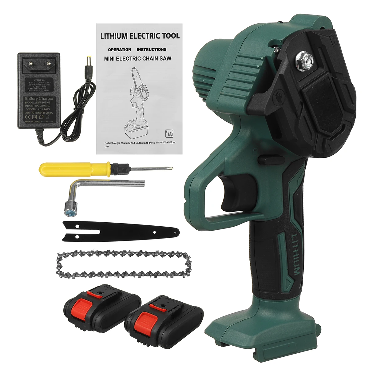 Беспроводная электрическая пила для обрезки 6 дюймов перезаряжаемый Одноручный