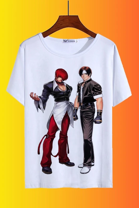 Футболка для костюмированной вечеринки Король бойцов KOF кё Кусанаги Iori Yagami