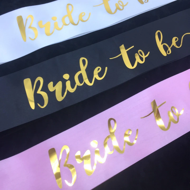 1 шт. Свадебные украшения атласные кушаки позолоченные золотые для невесты на