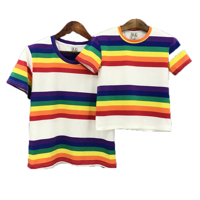 

XINYOU Fashion Designer family matching outfits baby Girls clothes Sets Female Mother Father Boys Outwear Stripe T-shirt Dress