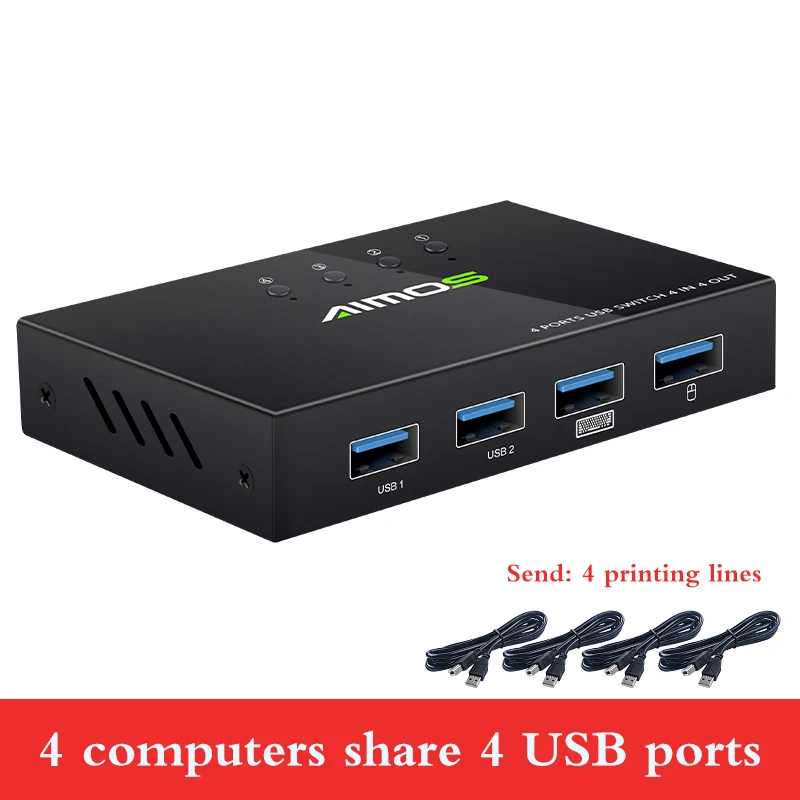 Квм Консоль USB 2 0 HDMI 4K переключатель видеодисплея квм консоль сплиттер коробка