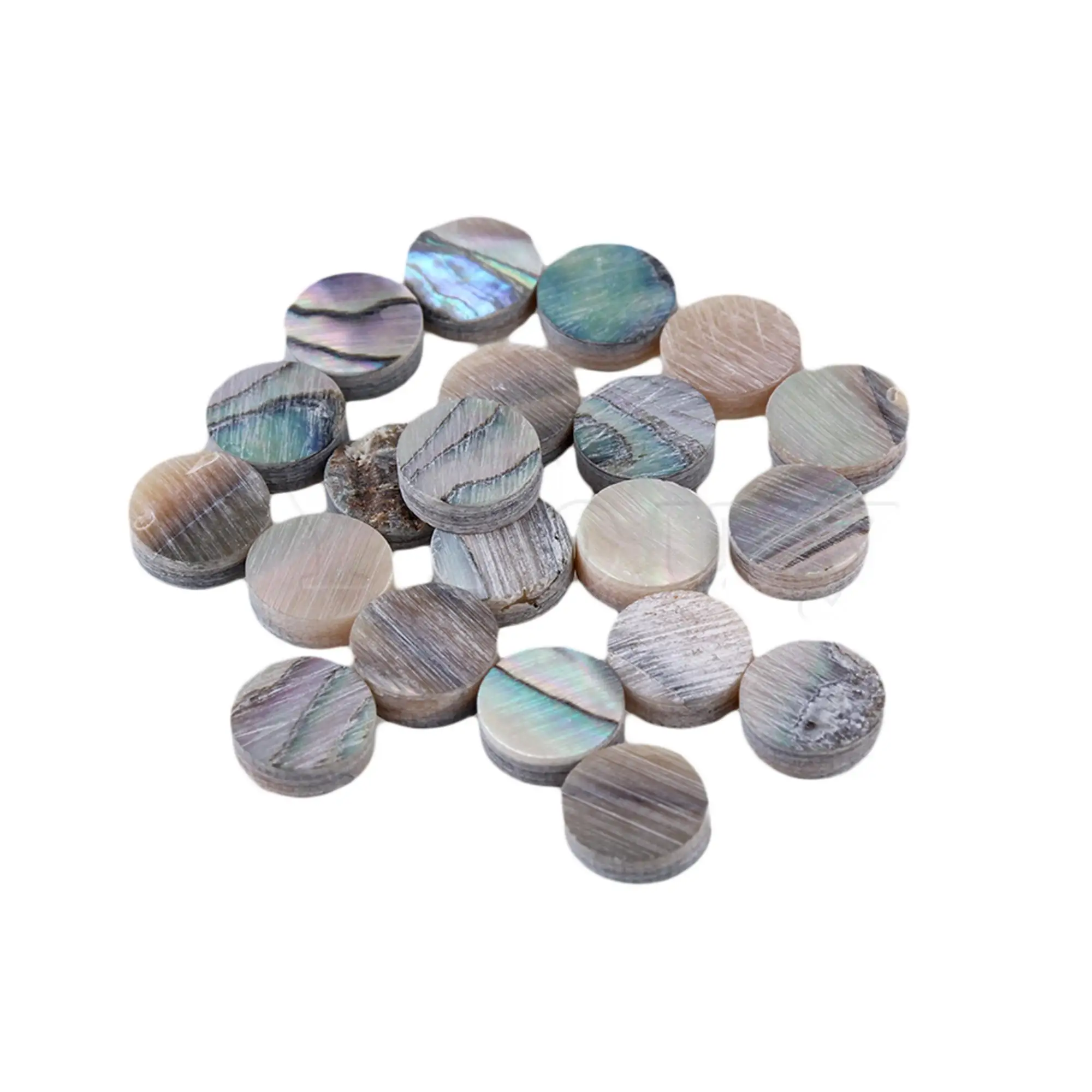 

Yibuy 20x6mm Multicolor Abalone Inlay Material Guitar Fret Dots