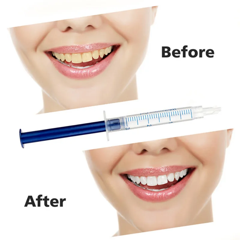 1 PC Teeth Whitening Gel + 2pcs Dental Mouthguard Trays Mouth Guard White Kit Care Oral Hygiene Set | Красота и здоровье