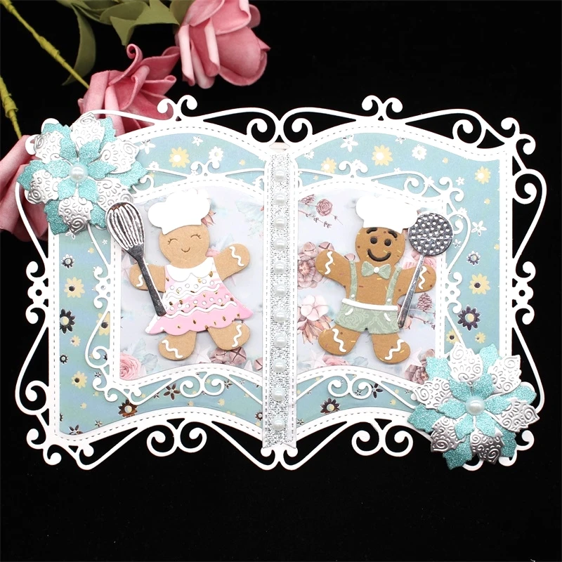 Элегантная рамка-брошюра металлические трафареты для рукоделия скрапбукинг