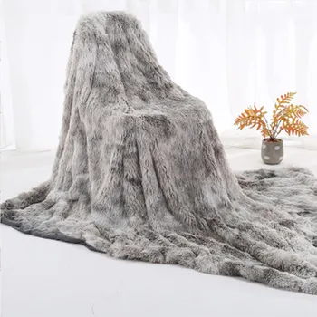 Blessliving Throw Blanket Tie Dye Blanket for Bed Fluffy Soft Plush Bedspread Home Decor Bed Cover Shaggy Blanket Sofa Cobertor 2