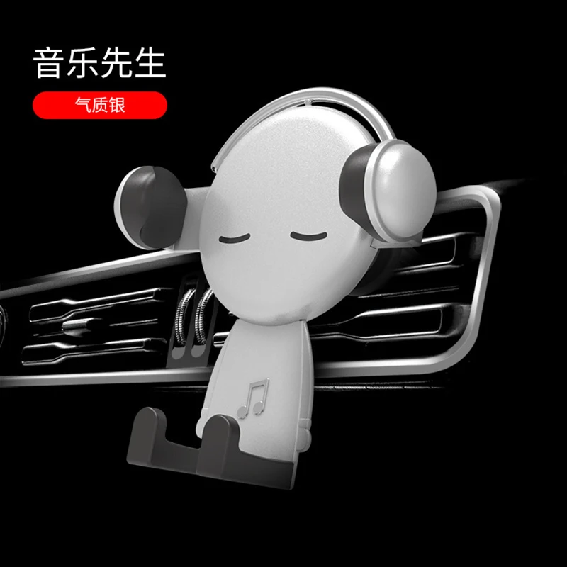 gravity car holder for phone in car air vent clip mount no magnetic mobile phone holder gps stand accessories for iphone samsung free global shipping