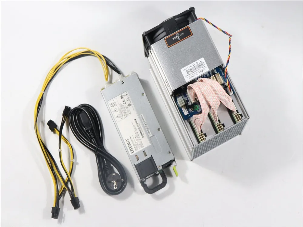 BTM Майнер Antminer B7 96KH/s 528 Вт с 750 Вт PSU Asic Tensority Майнер шахты BTM лучше, чем Antminer S9 S11 S15 S9k S17 T17 S17