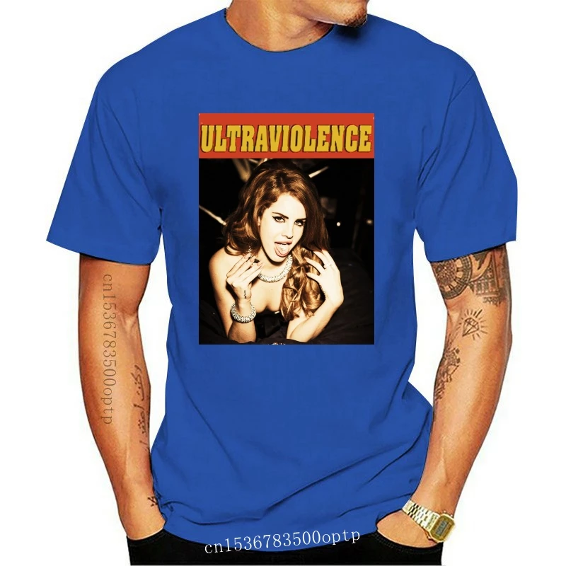 

New Pulp Fiction Poster Parody Ultra Violence Lana Del Rey Film Black T-Shirt Free Shipping Funny Tops Tee Shirt