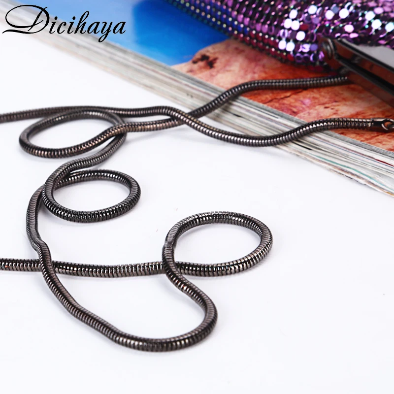 DICIHAYA Iridescence Aluminium Women Evening Bags Lady Wedding Party Shoulder Phone Bag For Gift Clutch Chain | Багаж и сумки