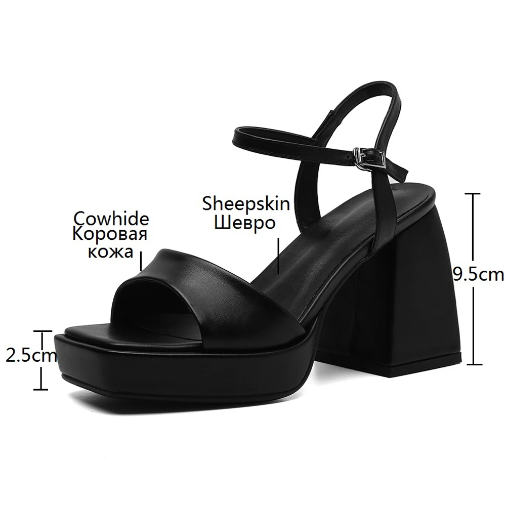 Модная женская летняя обувь новинки женские босоножки из натуральной кожи на