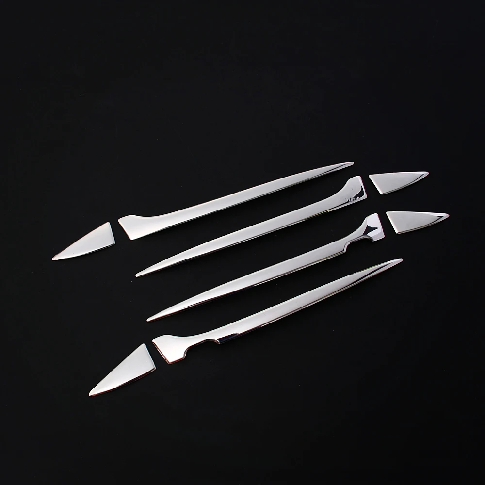

8PCS SUS304 Stainlless Steel Door Handle Cover Trims Car styling Sticker Accessories For LEXUS IS 250 2006-2012