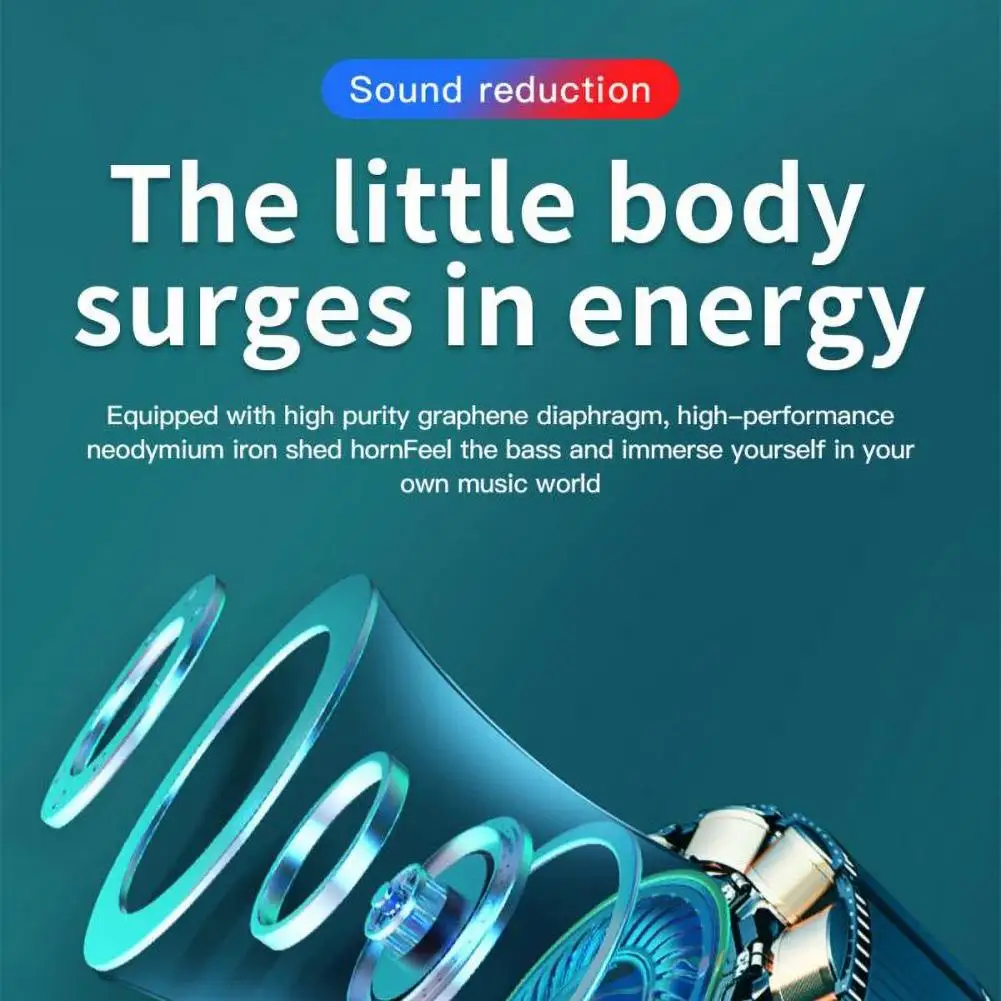 

A2S TWS Rechargeable Wireless Bluetooth 5.0 Smart-Touch 8D Heavy Bass Earphone