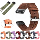 Ремешок нейлоновый быстросъемный для наручных часов Garmin Fenix 6 6XPro 5 5XPlus 3 HR 934 945, спуск Mk1, Easyfit, 26 22 мм