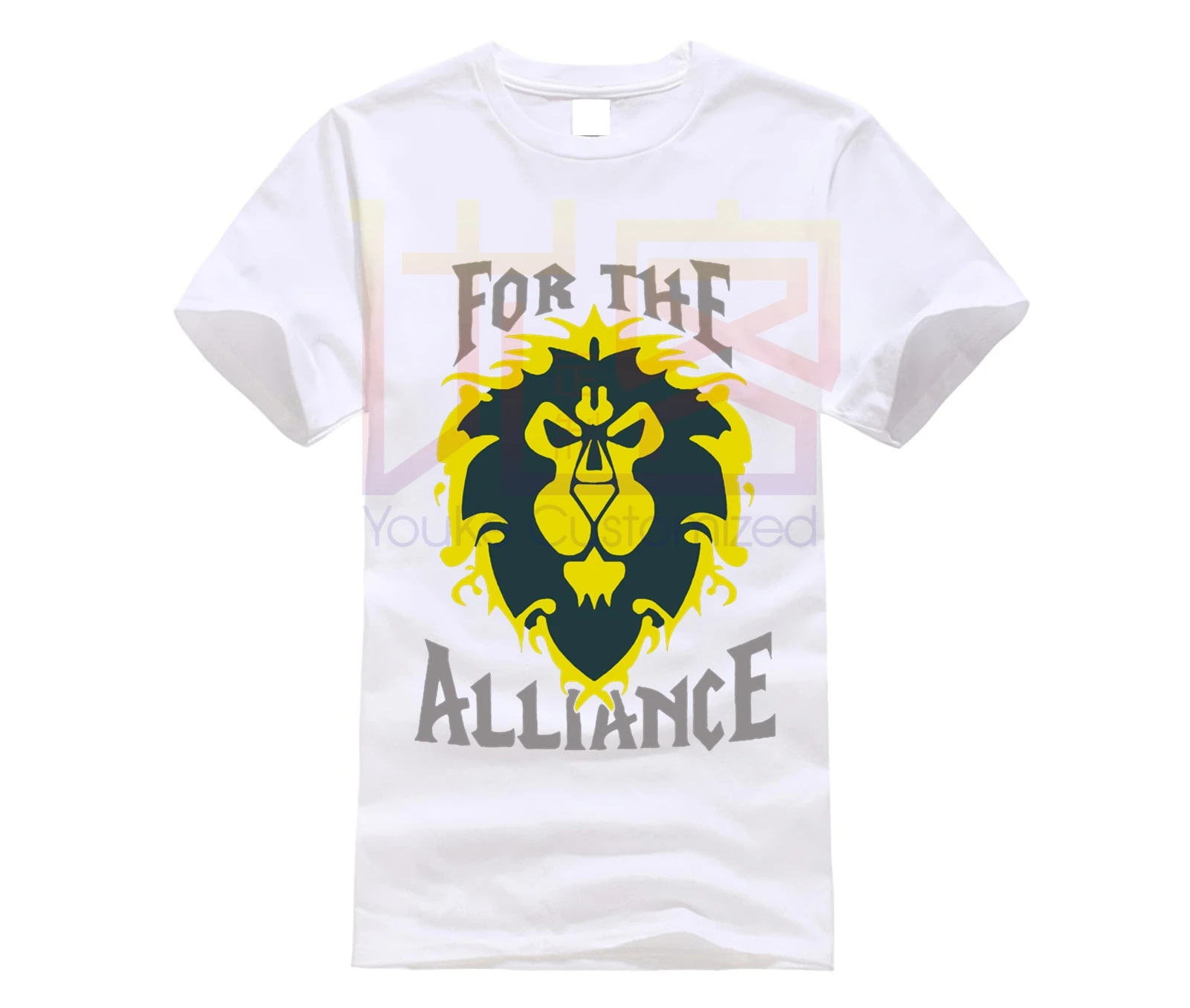 Футболка WORLD OF WARCRAFT - FOR THE ALLIANCE | Мужская одежда