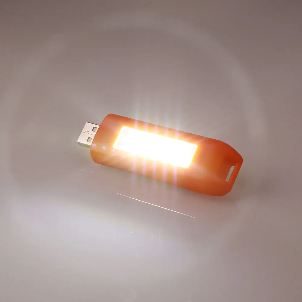 Мини USB СВЕТОДИОДНЫЙ брелок COB светильник онарик фонарик 0 5 Вт Аварийный