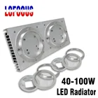 20 Вт, 30 Вт, 50 Вт, 60 Вт 100 Вт светодиодный Алюминий радиатор лампы радиаторы с вентиляторным охлаждением Системы теплоотвод для 20 30 50 Вт светильник бусины