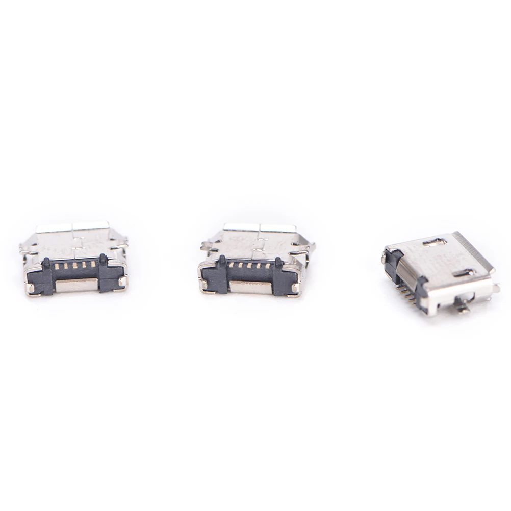 Струйное Новый Micro USB 5pin B Тип femalе для Мобильный телефон разъем 5-контактный