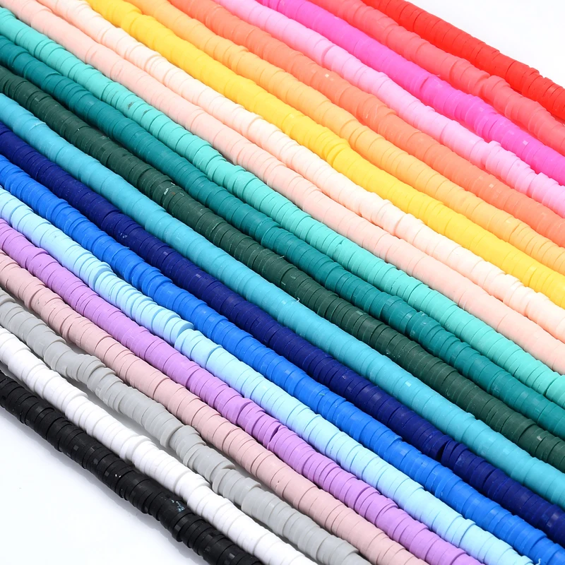 Плоские круглые бусины 5 мм из полимерной глины чип диск свободные разделители