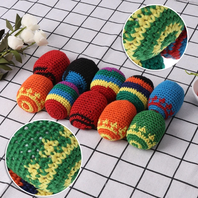 Ручной работы Sacks Footbag игрушечные мячики магическое жонглирование мячом детская