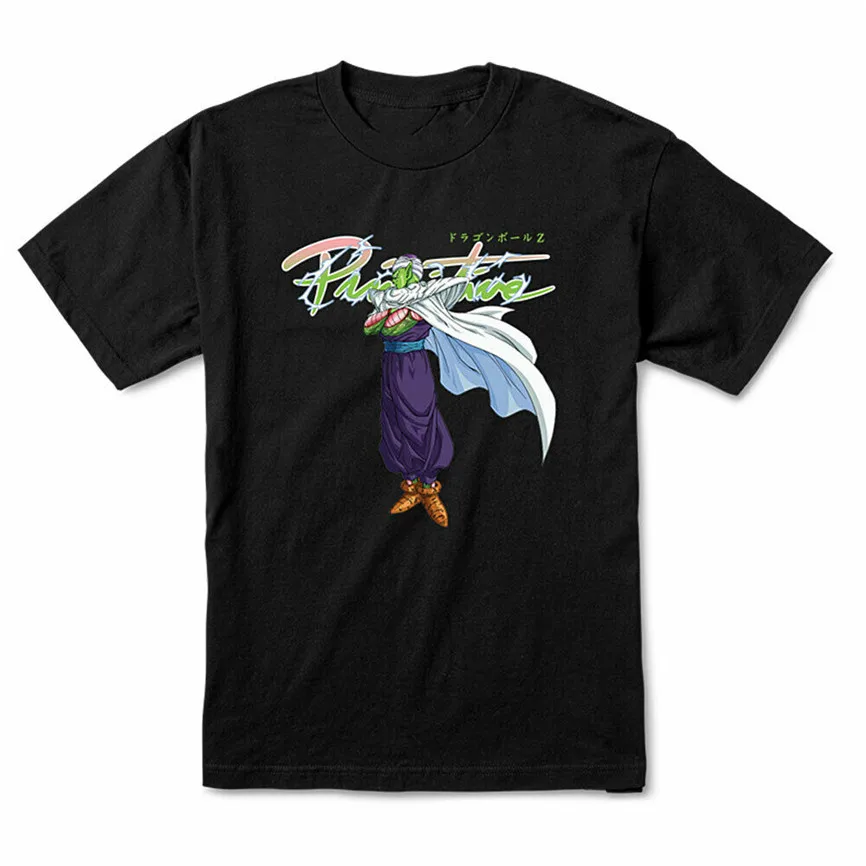 Примитивный скейт X Dragon Ball Z Men'S Nuevo Piccolo футболка с короткими рукавами черная