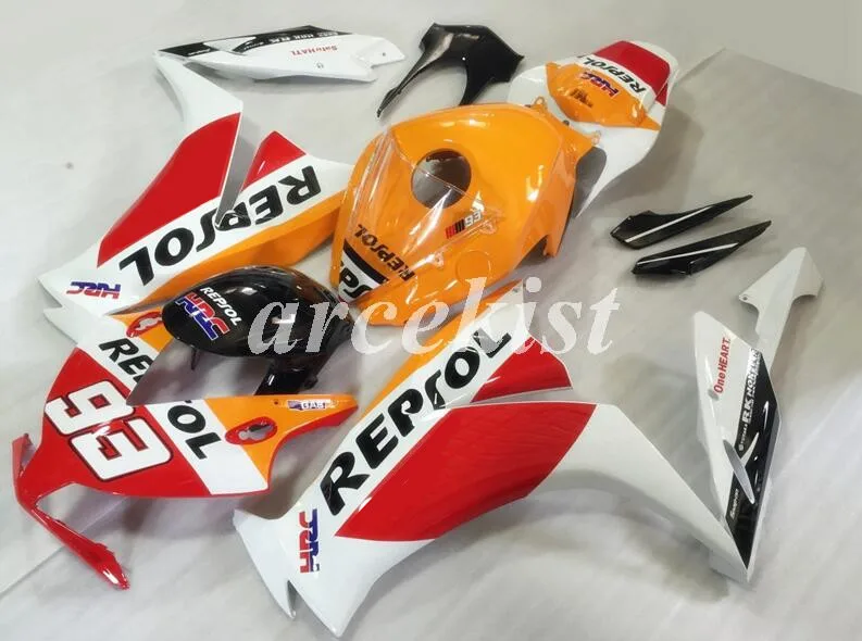 

Комплект обтекателей из АБС-пластика, 4 подарка, подходит для Honda CBR1000RR 2012 2013 2014 2015 2016 CBR1000 12 13 14 15 16, кузов под заказ 93