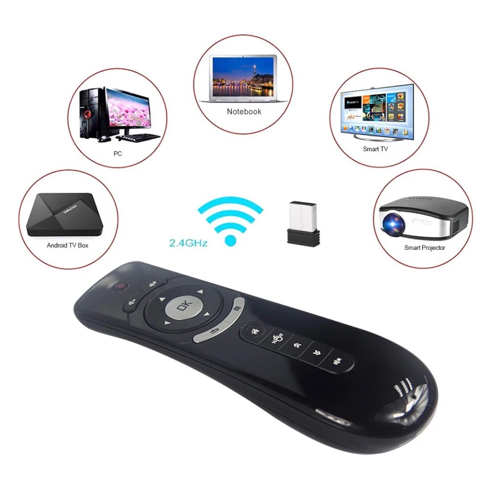 T2 Air Mouse 2 4G Беспроводная клавиатура мышь Пульт дистанционного управления с 3D Sense
