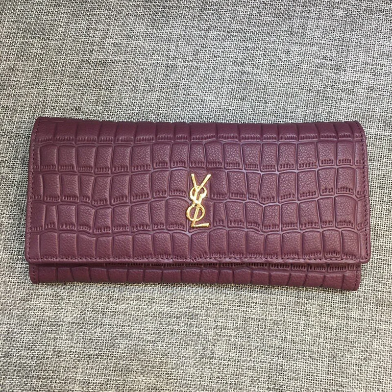 

Women's wallet long handbag 2021 new leather trendy simple multi-function wallet with wallet