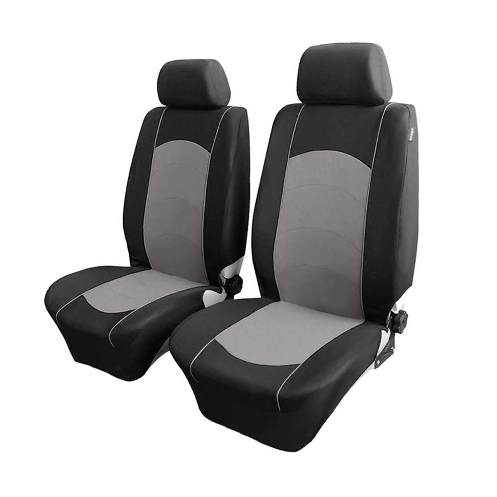 4PCS GREY General Чехол для автомобильных сидений 9 шт. и 4 шт. дизайн для шин полный набор универсальный размер подходит для подушки безопасности чехол для сиденья протектор - Название цвета: 4PCS GREY General