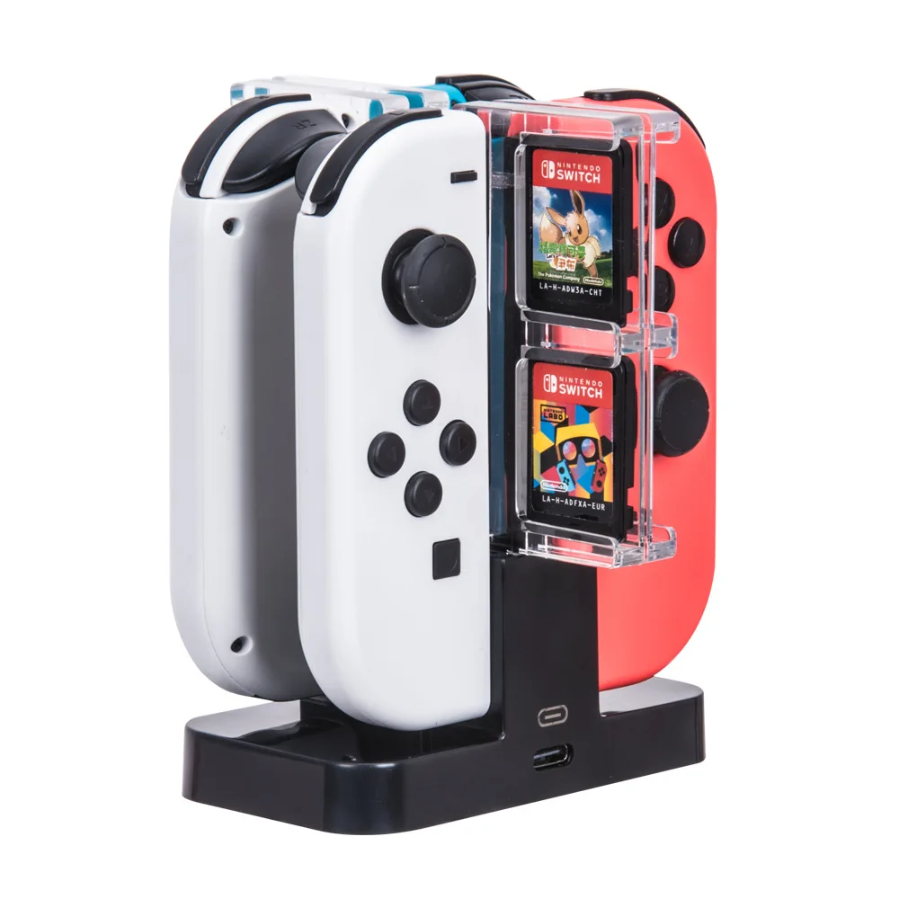 

8 Game Card Slot Charger Station for Nintendo Switch with LED Indicator