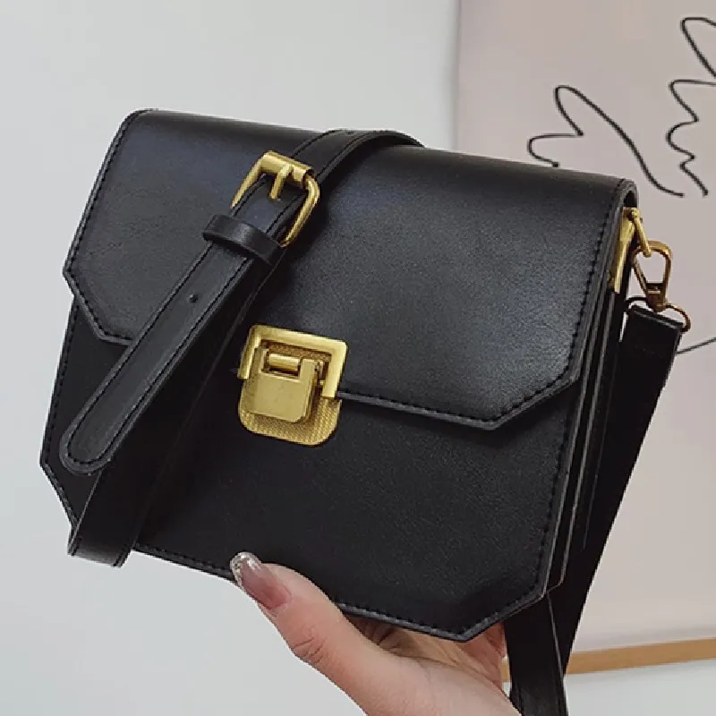 

Women Clamshell Shoulder Bags Solid Color Casual Small Square Crossbody Bags Female PU Leather Elegant Designer Handbags Bolsas