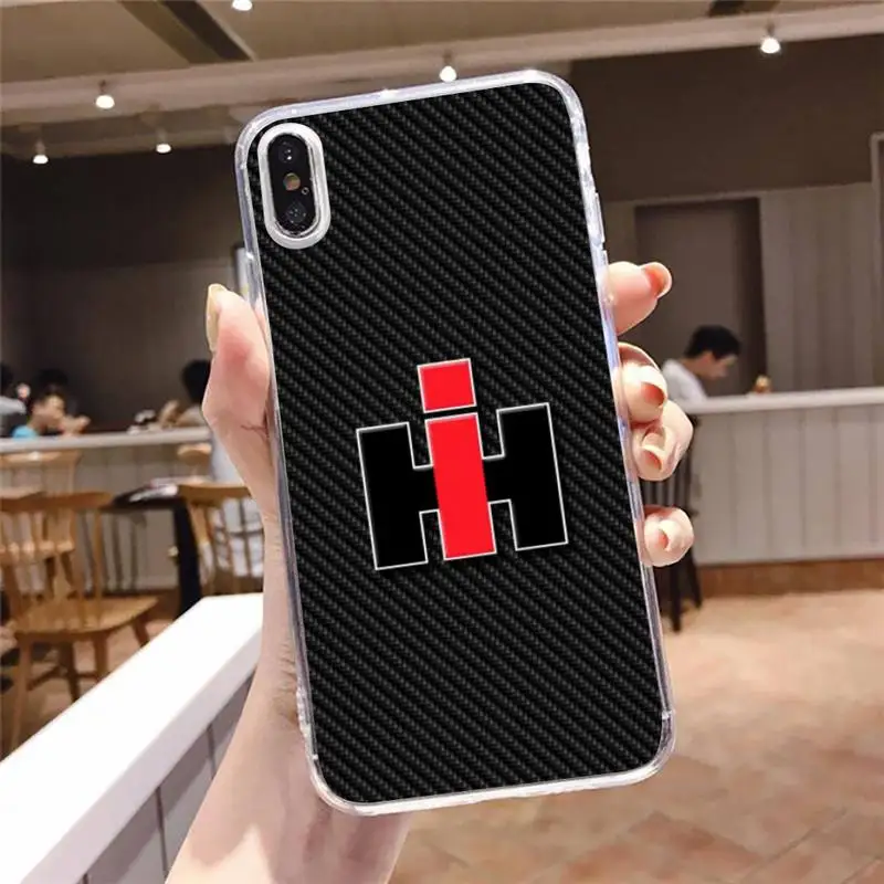 

CASE IH Tractor Phone Case Transparent soft For iphone 5 5s 5c se 6 6s 7 8 11 12 plus mini x xs xr pro max