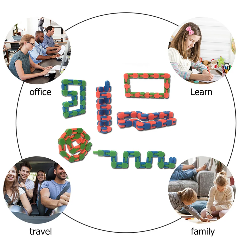 

Смешной Спиннер цепи антистресс игрушки Обучающие игрушки исследования подарки для детей инструмент для демонтажа цепи велосипеда (брасле...